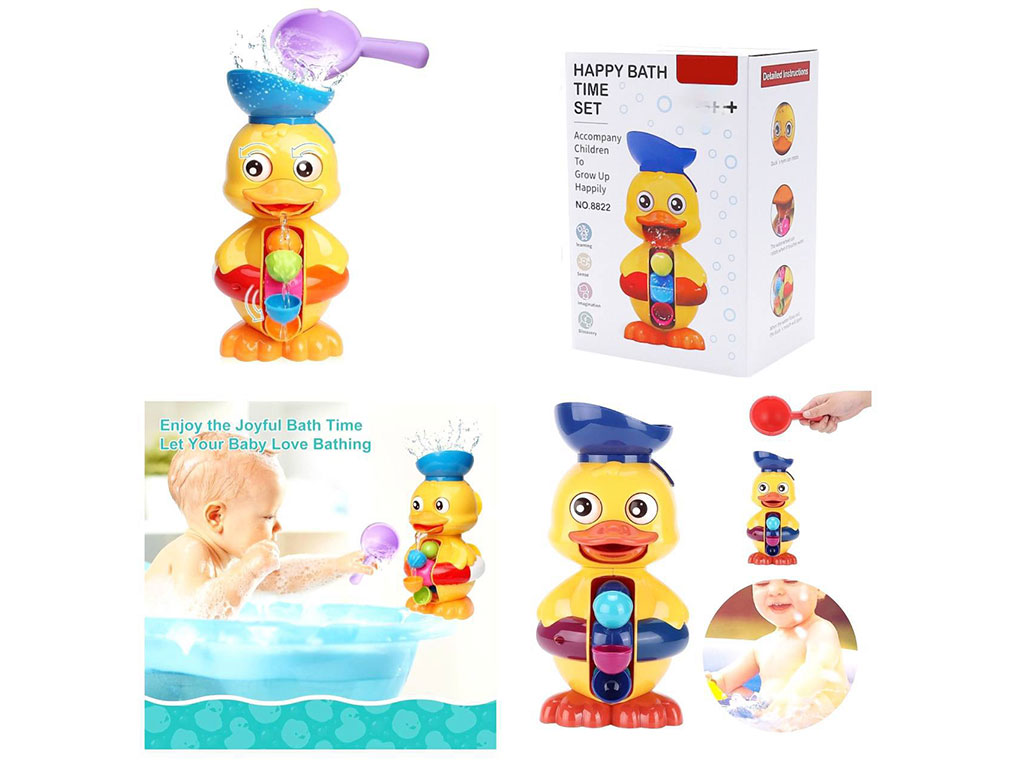 اسباب بازی داخل حمام طرح اردک آب ریز