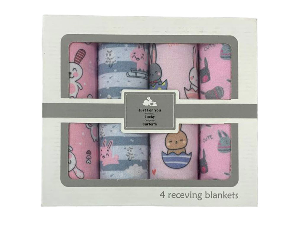 خشک کن چهار عددی (70*70 cm) دخترانه طرح دار lucky