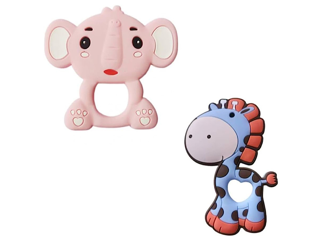 دندانگیر سیلیکونی نوزادی طرح دار magemior