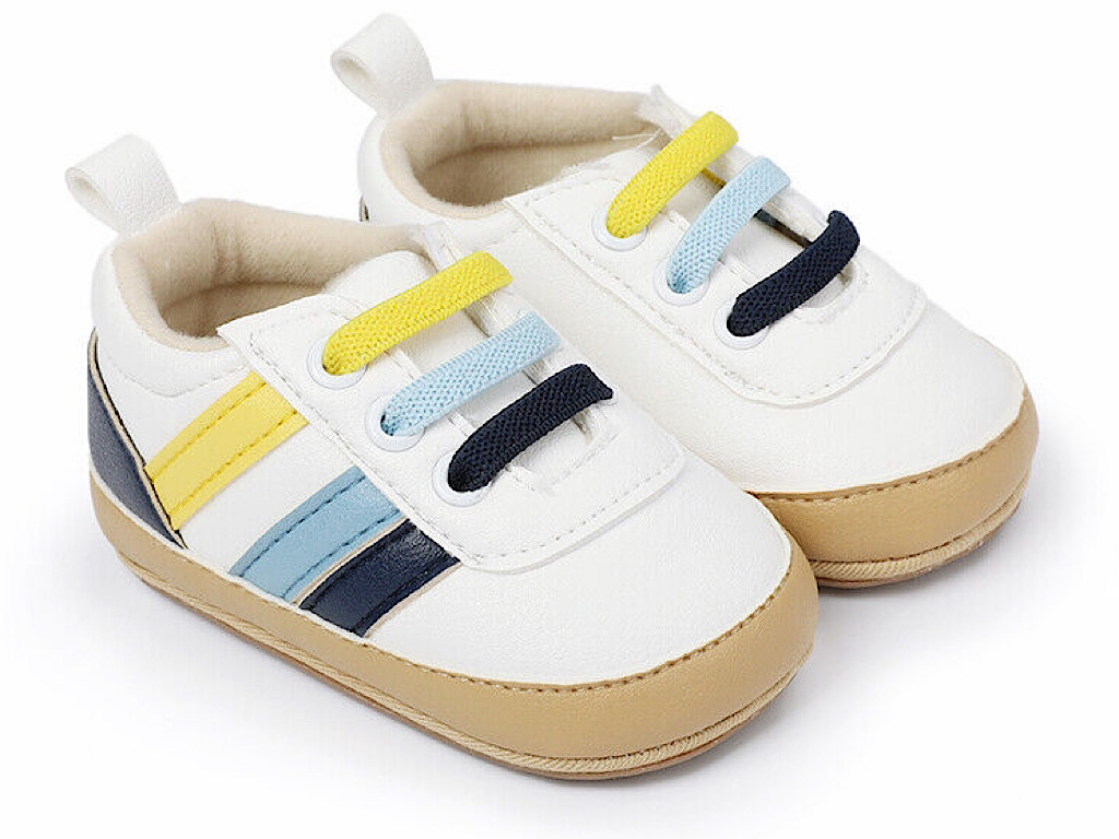 پاپوش استپ دار نوزادی سفید