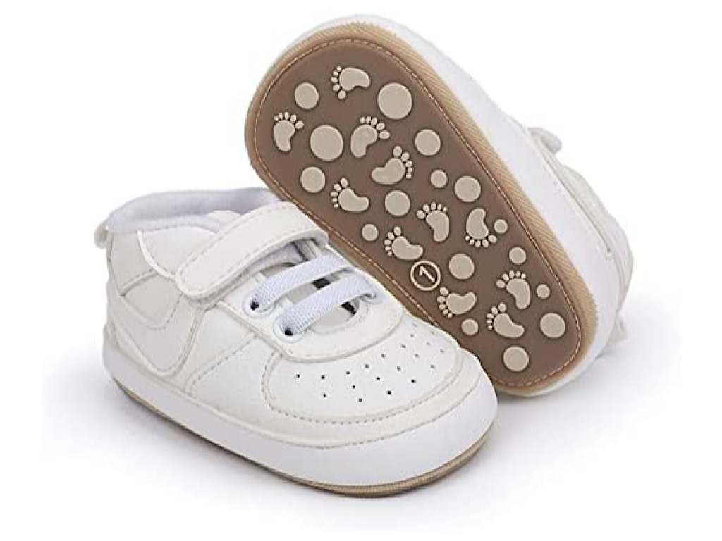 پاپوش استپ دار نوزادی سفید