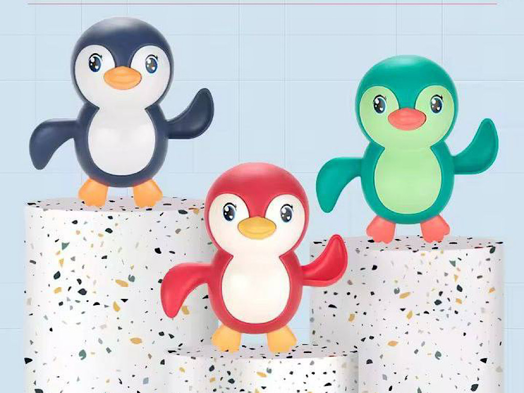 اسباب بازی حمام مدل کوکی طرح پنگوئن شناور مخصوص وان و استخر