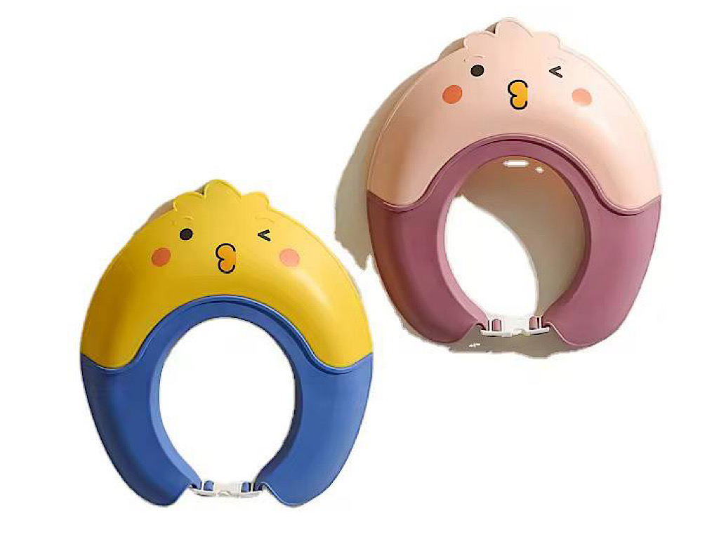 کلاه محافظ حمام نوزاد و کودک سیلیکونی طرح جوجه