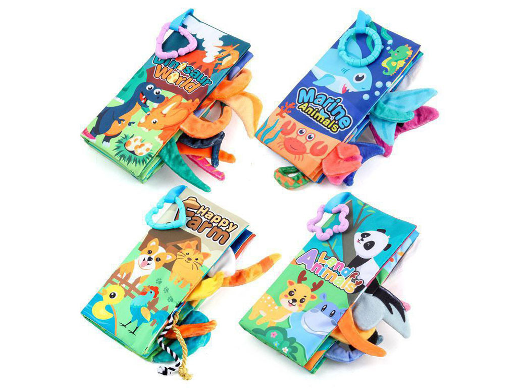 کتاب حمام پارچه ای نوزادی طرح حیوانات تی بیبی Tiibaby