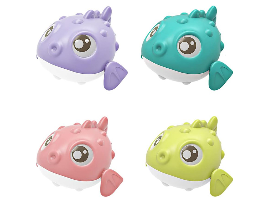 اسباب بازی حمام مدل کوکی طرح ماهی خارپشت شناور مخصوص وان و استخر