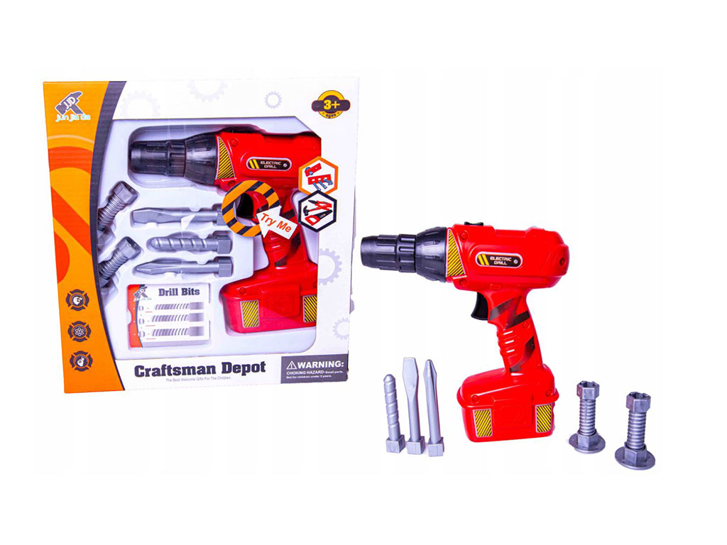 دریل موزیکال به همراه لوازم جانبی اسباب بازی