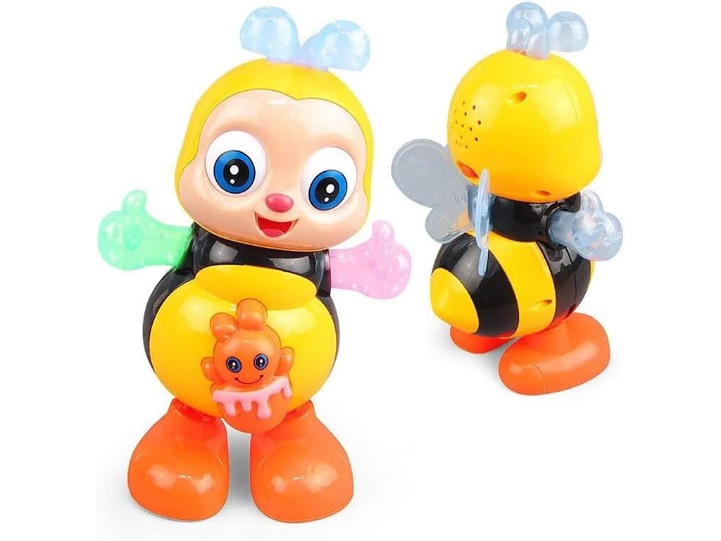 زنبور عسل چراغدار و موزیکال رقاص اسباب بازی وای جی تویز yj toys