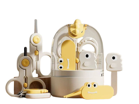 ست ناخن گیر نوزادی کاپ دار تخم مرغی طرح دایناسور