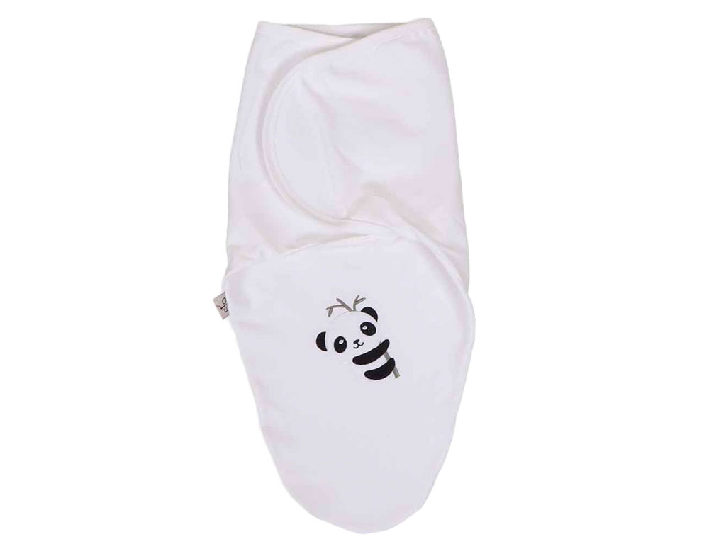 قنداق چسبی پنبه ای پاندا سفید الا ELA