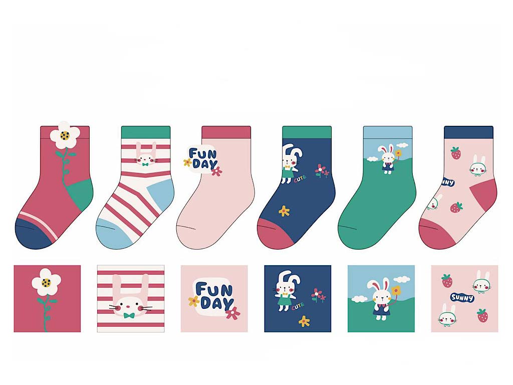 جوراب مچی استپ دار دخترانه نوزادی 9-3 ماه coco