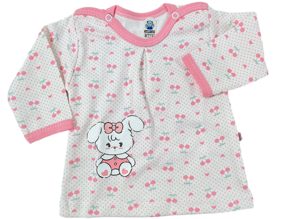 بلوز نوزادی طرح گیلاس بی بی سان baby sun