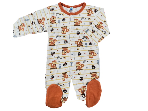 سرهمی نوزادی طرح سنجاب بی بی سان baby sun