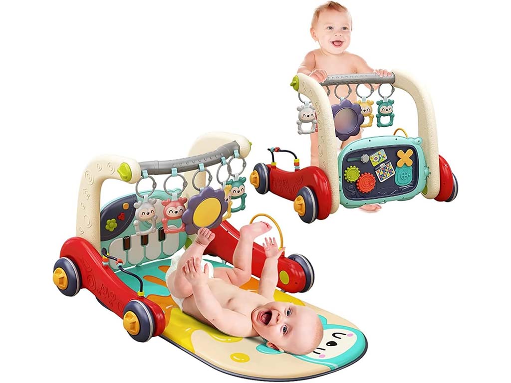 واکر و تشک بازی موزیکال سه کاره کودک اسباب بازی ویوا کیدز vivakids