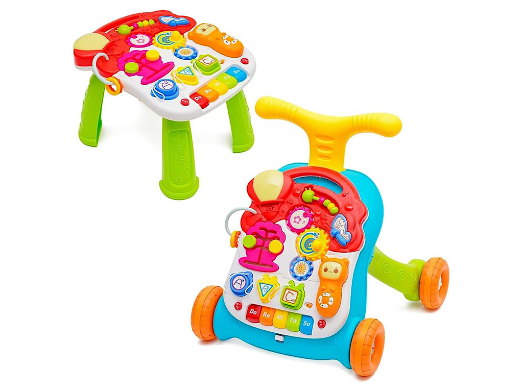 واکر موزیکال و میز بازی 2  کاره کودک اسباب بازی