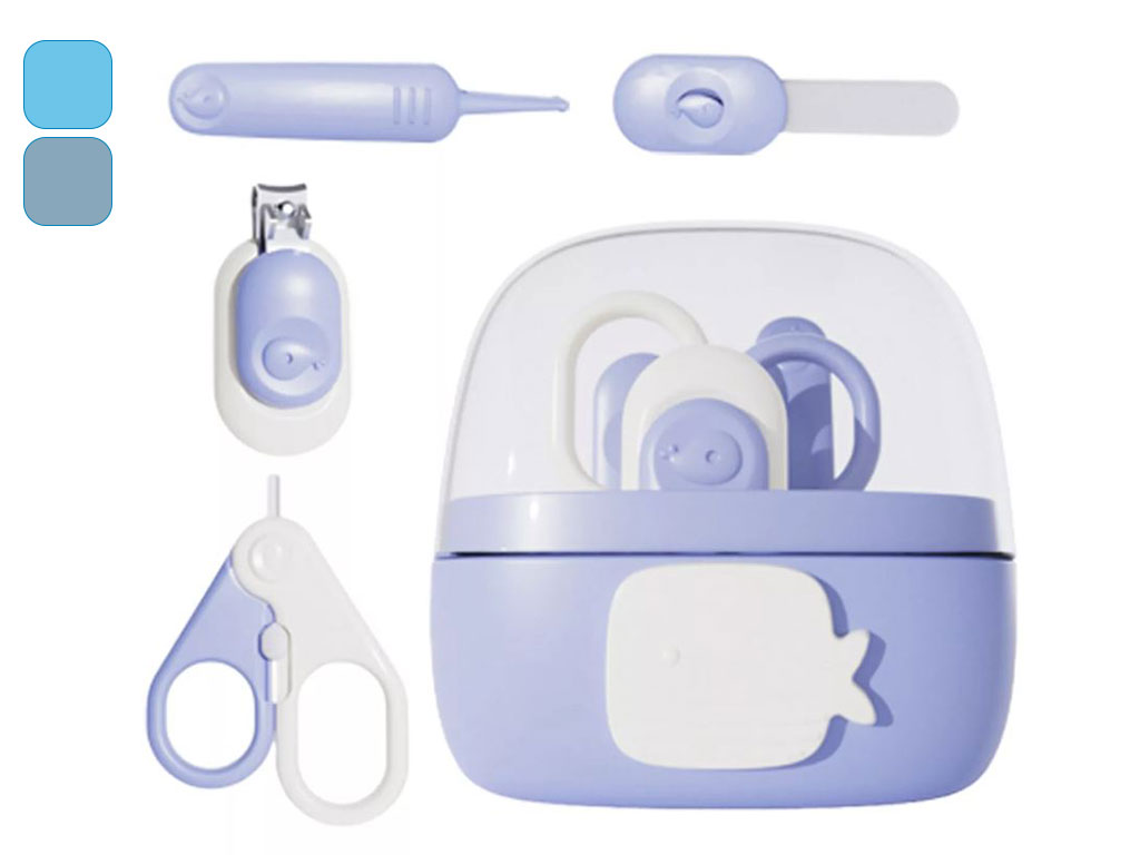 ست ناخن گیر نوزادی کاپ دار طرح دلفین