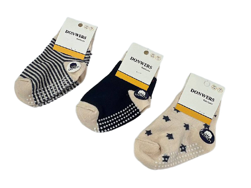 جوراب مچی استپ دار پسرانه 2-1 سال