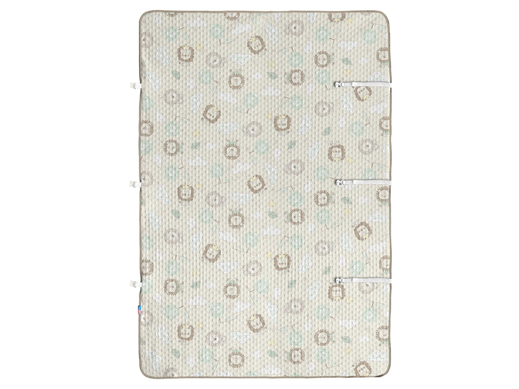 ملحفه پد دار تشک (ضد نم) LION CUBS رز برن roseborn 