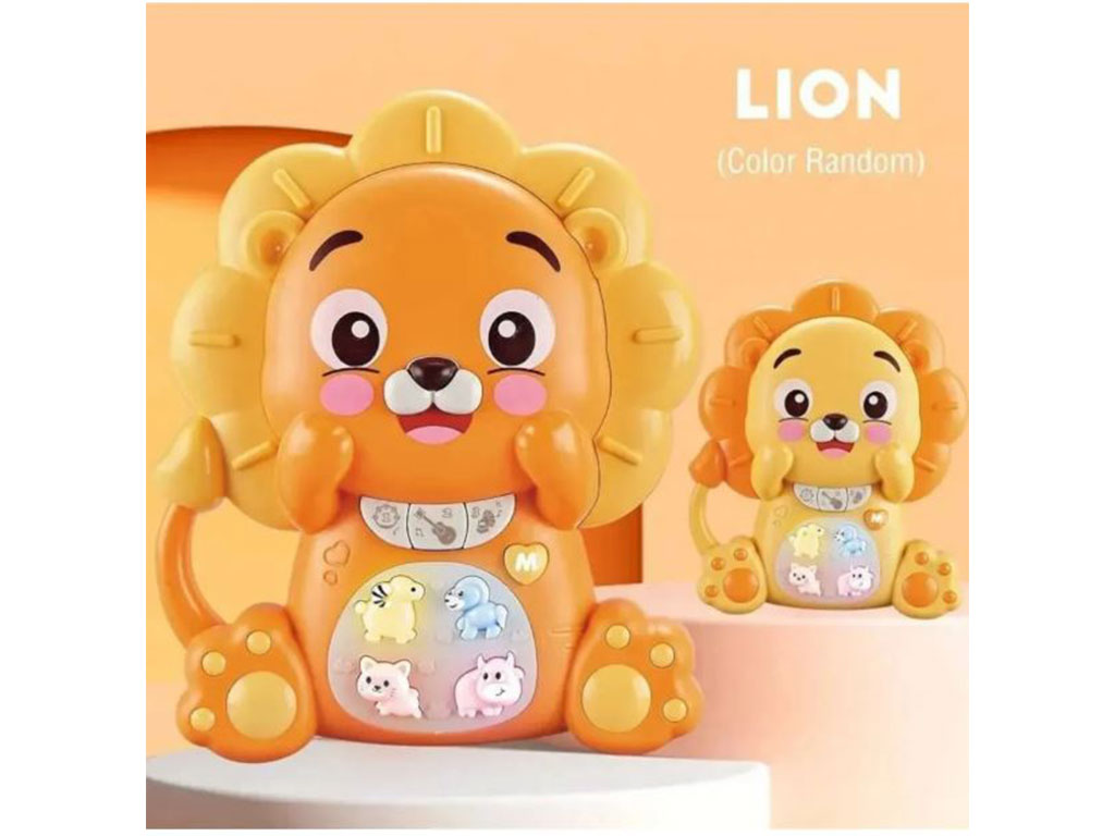 ارگ موزیکال و چراغ دار طرح شیر اسباب بازی