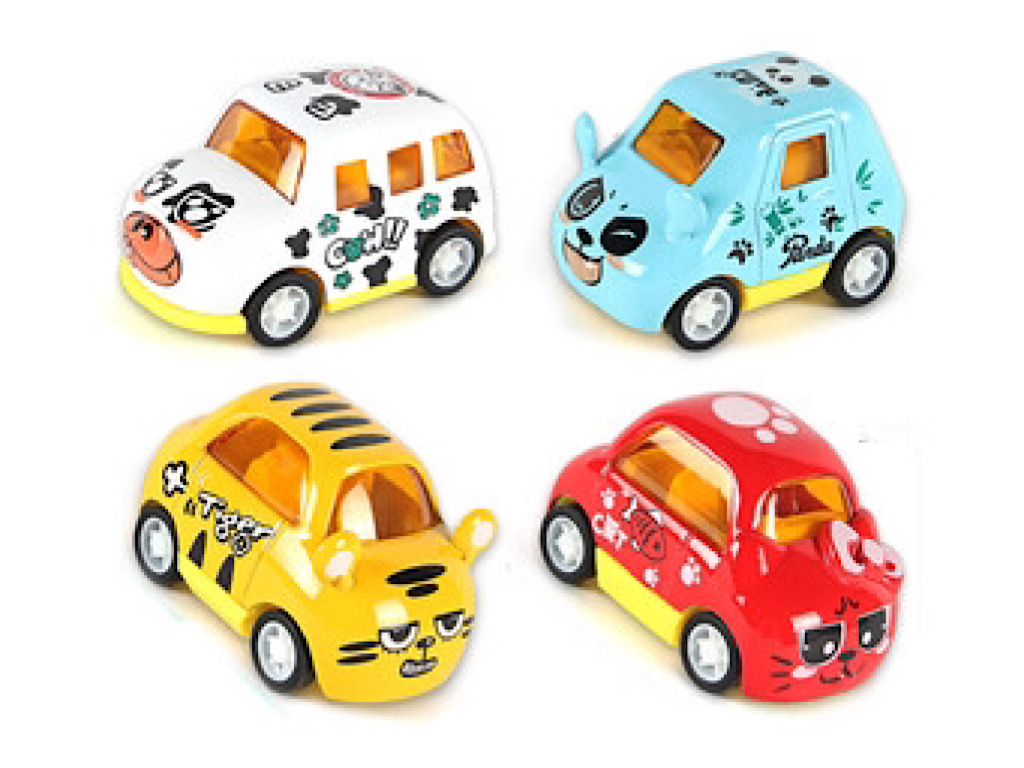 مینی ماشین فلزی عقب کش طرح حیوانات اسباب بازی