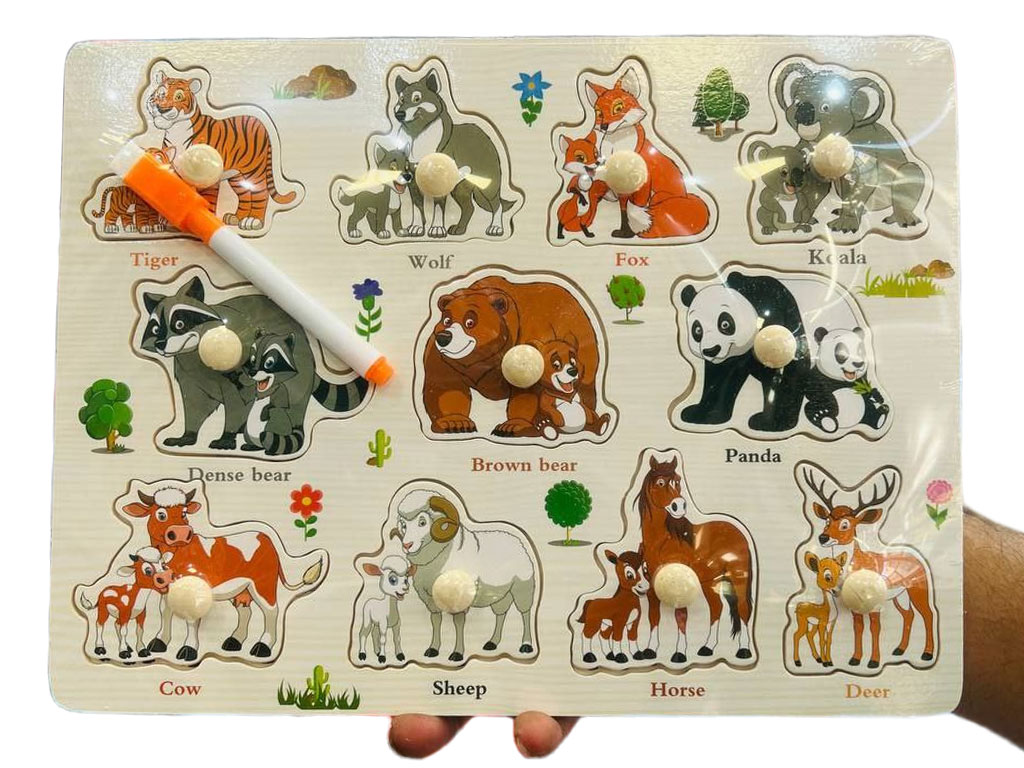 جورچین صفحه ای طرح دار چوبی به همراه تخته وایت برد