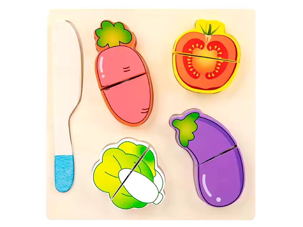 اسباب بازی چوبی برش با چاقو