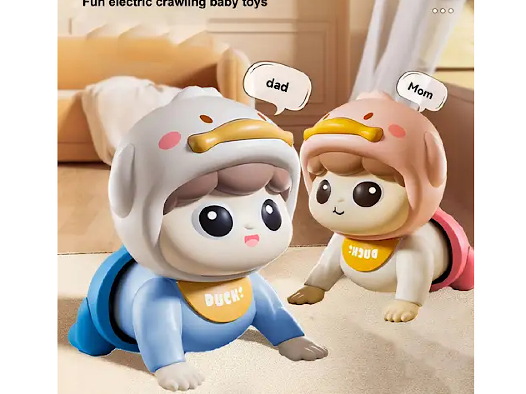 عروسک نوزاد راه رونده چهار دست و پای موزیکال