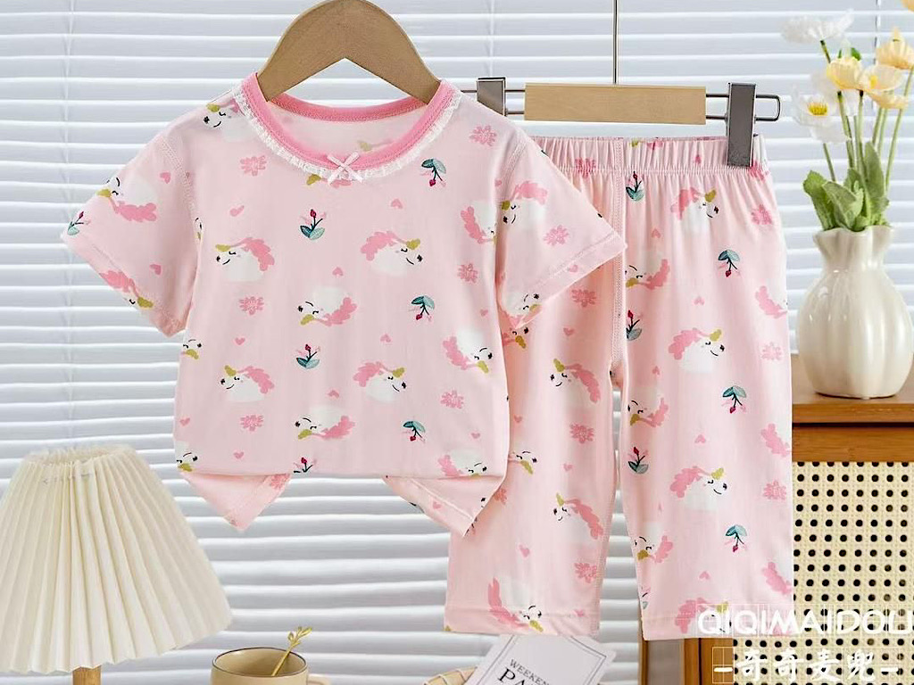 تیشرت و شلوارک بلند راحتی دخترانه