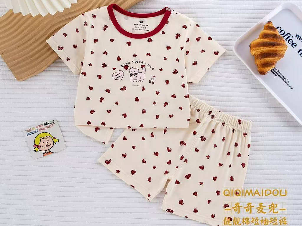 تیشرت و شلوارک راحتی دخترانه