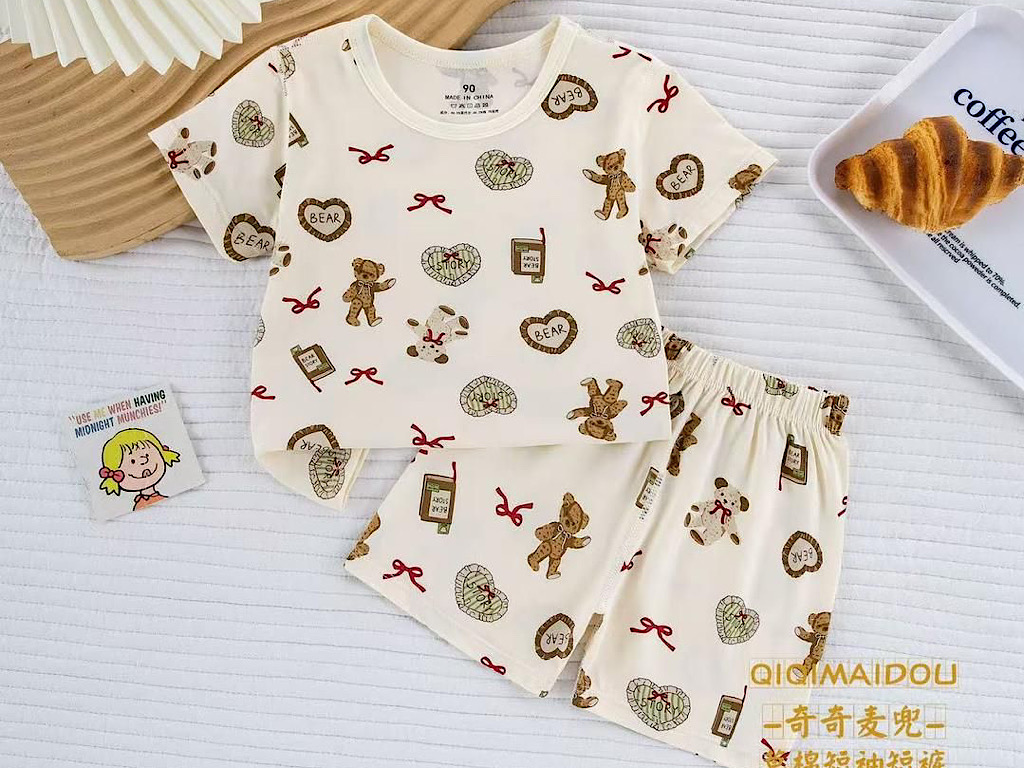 تیشرت و شلوارک راحتی دخترانه