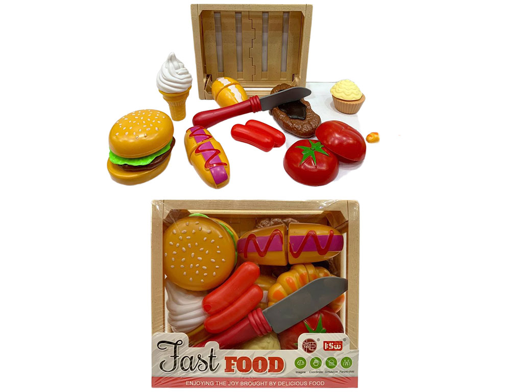 فست فود و خوراکی های برشی اسباب بازی