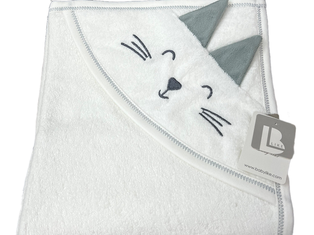 حوله کلاهدار نوزادی بیبی لایک baby like