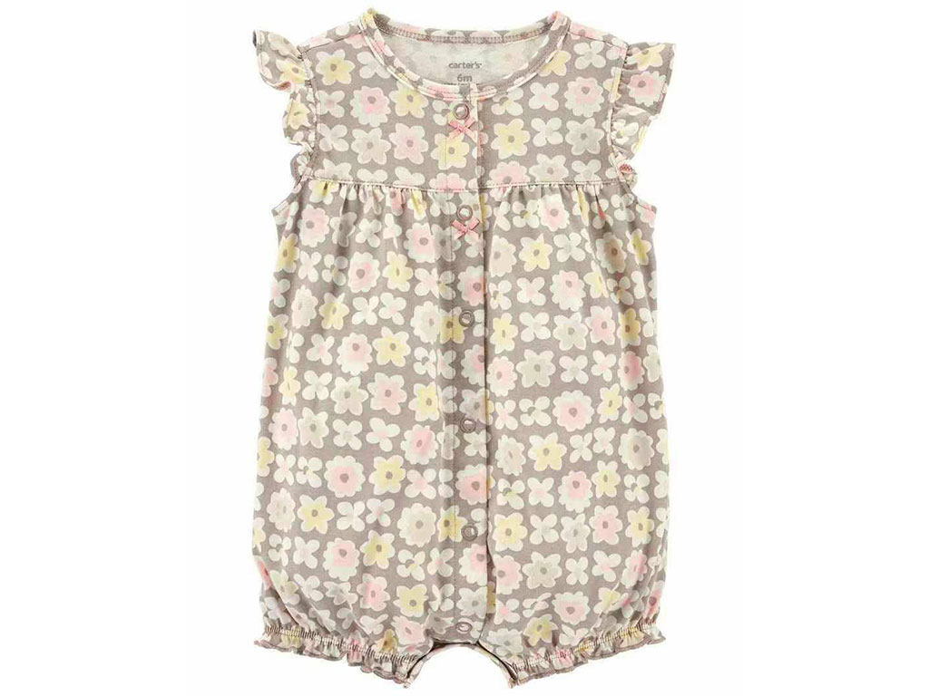 رامپر نوزاد و کودک دخترانه طرح گل های رنگی کارترز Carters