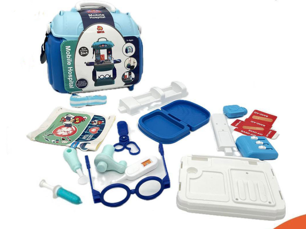 استند اسباب بازی طرح لوازم بیمارستانی 21 تکه Hokya
