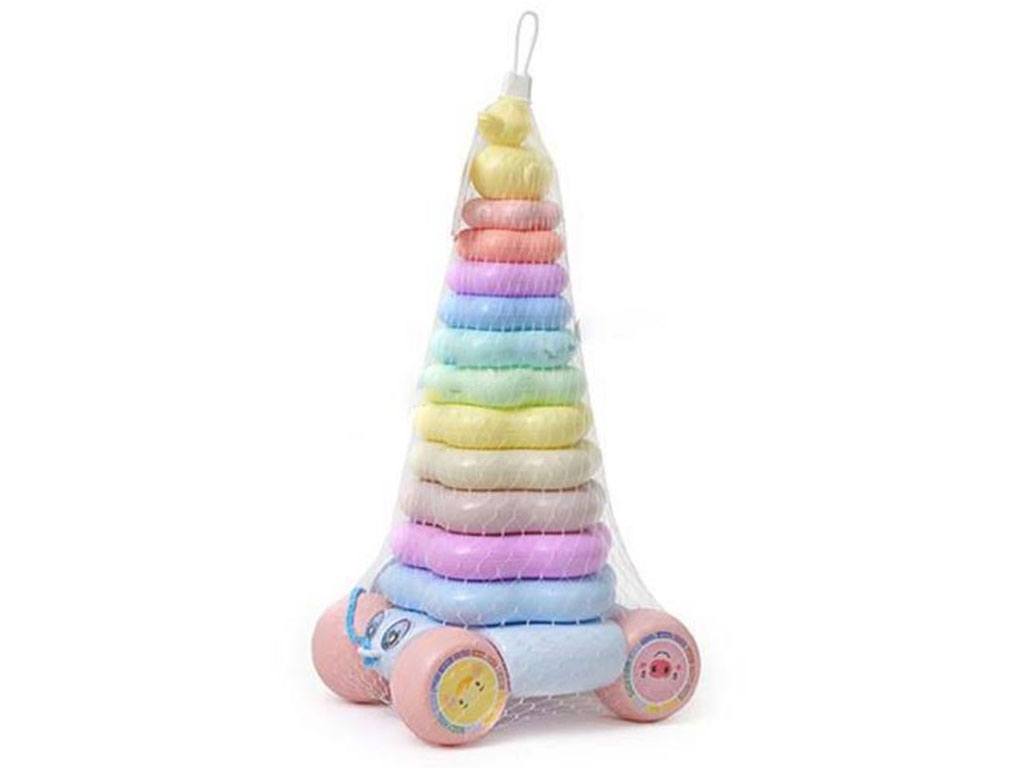 حلقه هوش چرخ دار سایز بزرگ رنگ های پاستلی شادوک