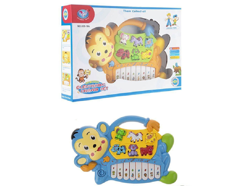 ارگ موزیکال مدل میمون اسباب بازی jialegu toys
