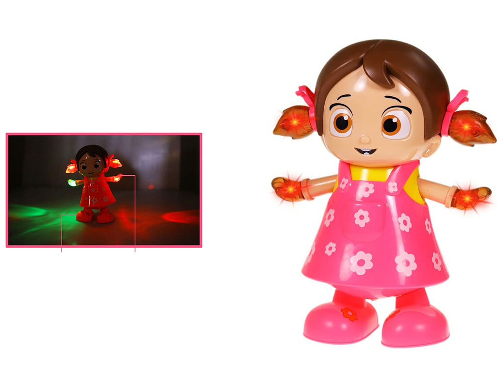 دختر رقاص، موزیکال و چراغ دار اسباب بازی