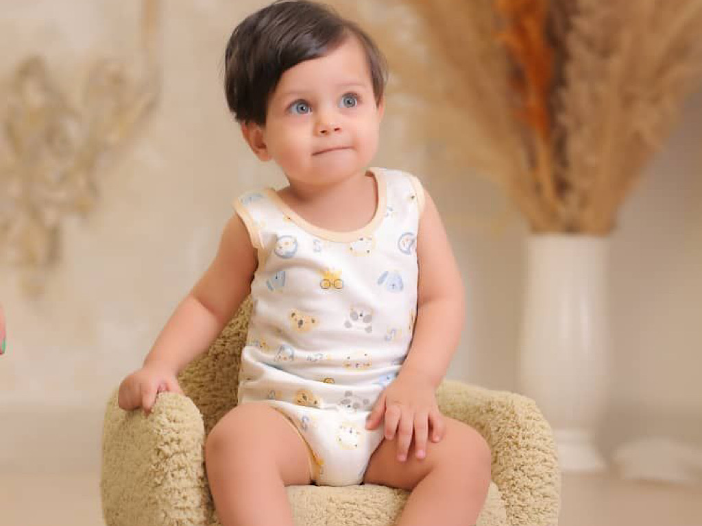بادی رکابی  نوزادی طرح cool boy نی نی سان nini sun