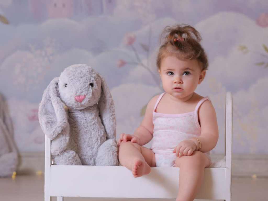 بادی بندی نوزادی دخترانه طرح خرگوش بانی نی نی سان nini sun