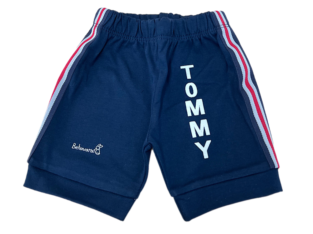 شلوارک نوزادی پسرانه طرح تامی به آوران behavaran