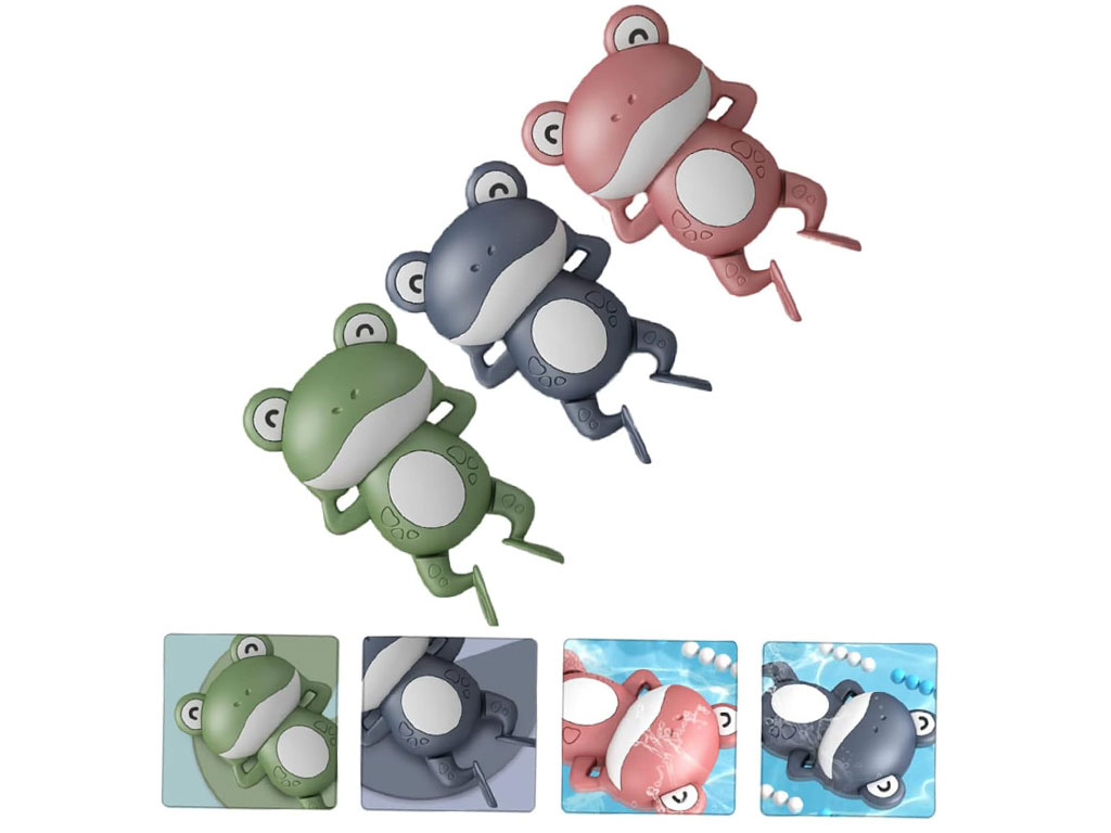 اسباب بازی حمام مدل کوکی طرح قورباغه شناگر