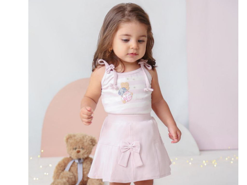 تاپ فانتزی نوزادی دخترانه طرح violet دانالو Danaloo