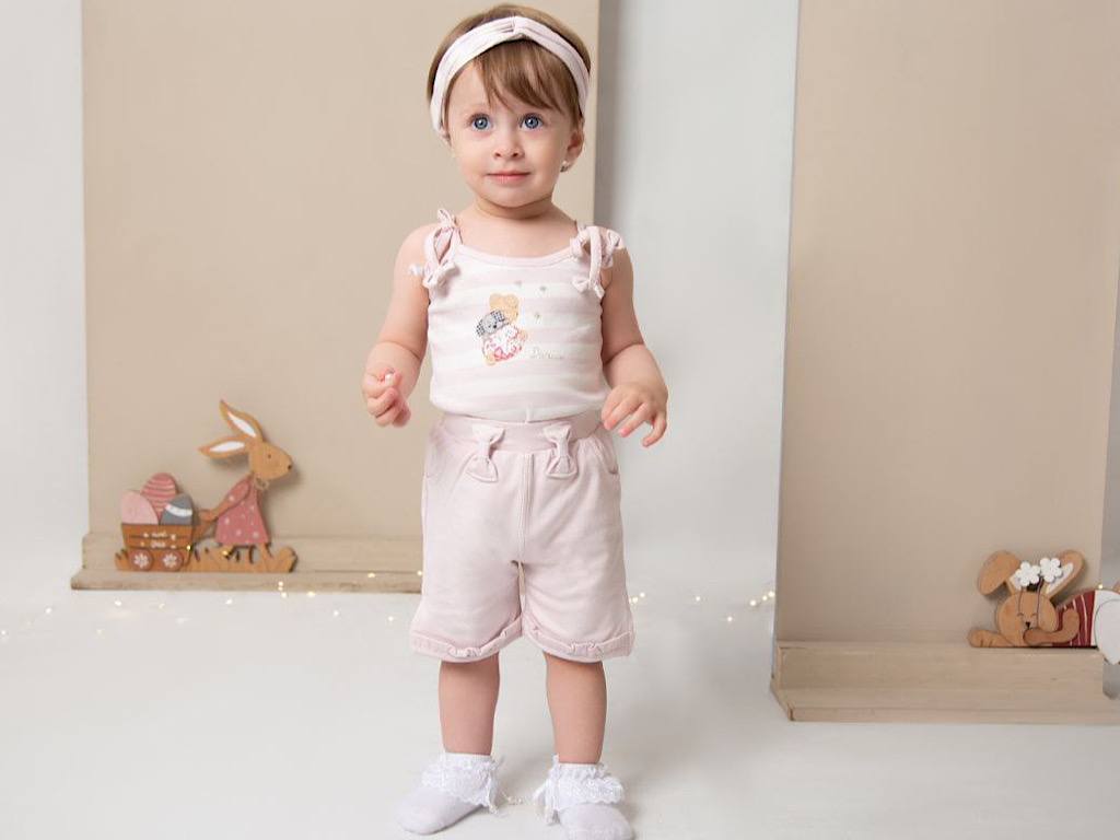 تاپ فانتزی نوزادی دخترانه طرح violet دانالو Danaloo