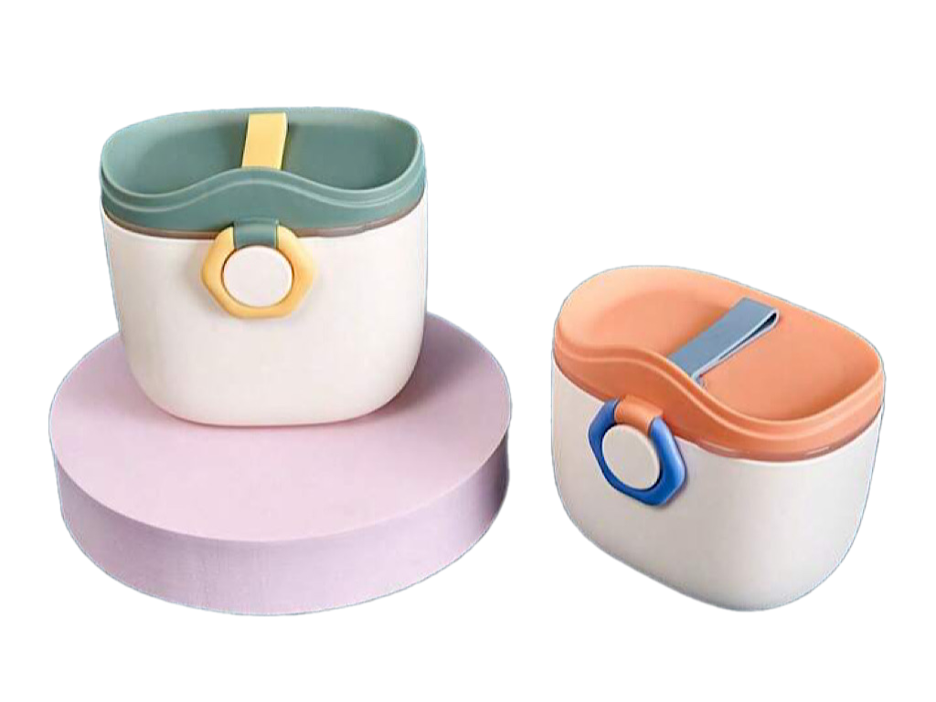 ظرف و انبار ذخیره شیر خشک پیمانه دار نوزادی و انبار غذای کودک 