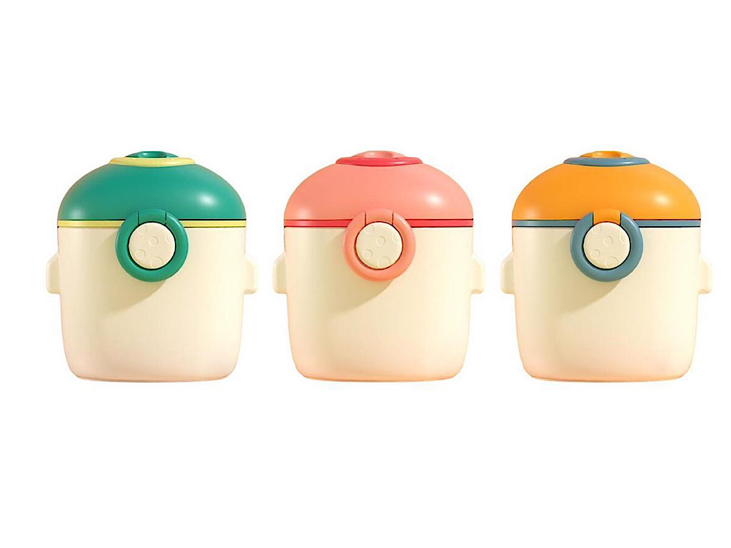 ظرف و انبار ذخیره شیر خشک پیمانه دار سایز بزرگ نوزادی و انبار غذای کودک 