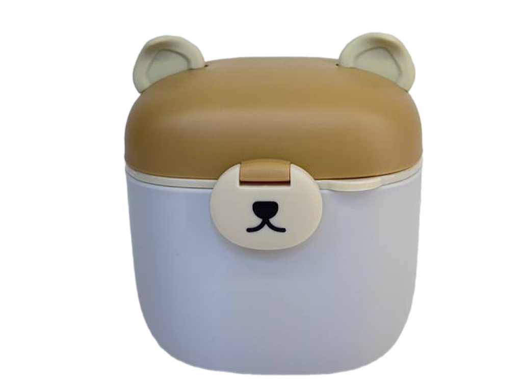 ظرف و انبار ذخیره شیر خشک  طرح تدی پیمانه دار نوزادی و انبار غذای کودک 