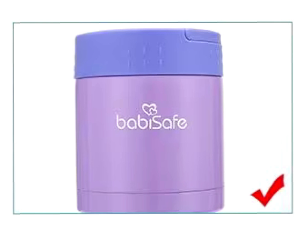 فلاسک غذا داخل استیل حجم 280 میل babisafe