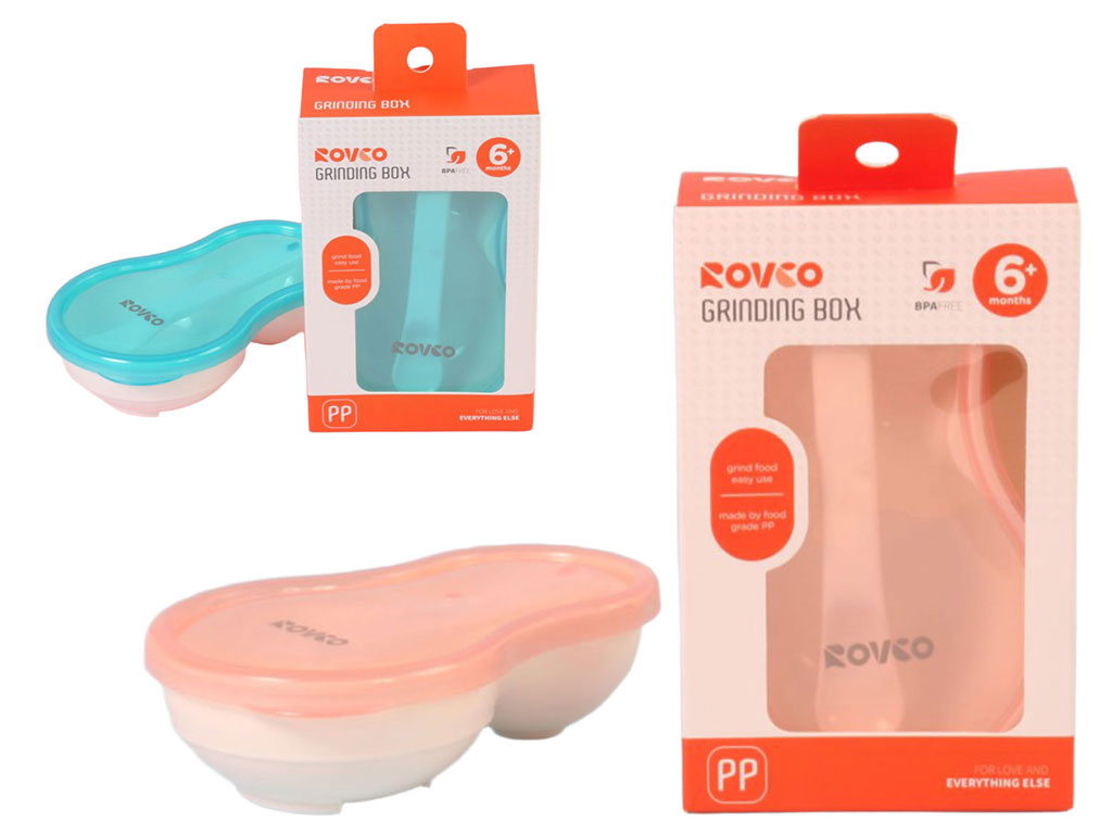 ظرف غذا و قاشق نوزادی رووکو rovco