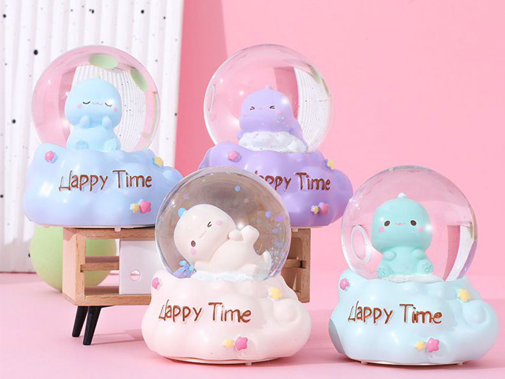 گوی چراغ دار طرح دایناسور (سایز کوچک)