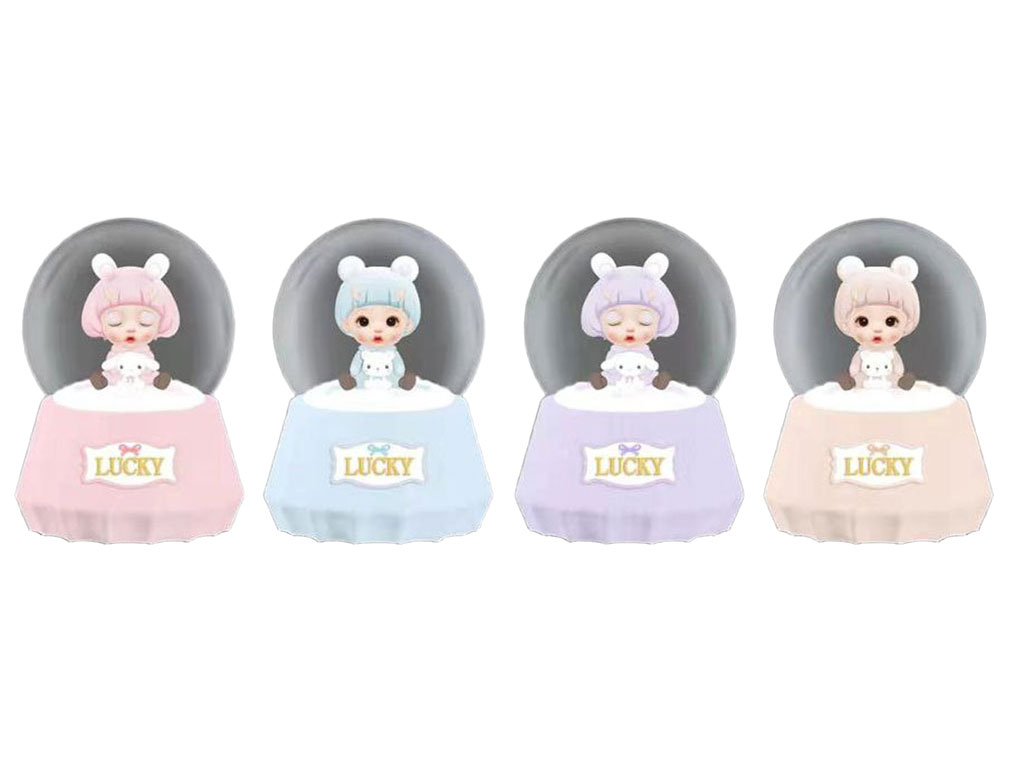 گوی چراغ دار طرح دخترانه (سایز کوچک)