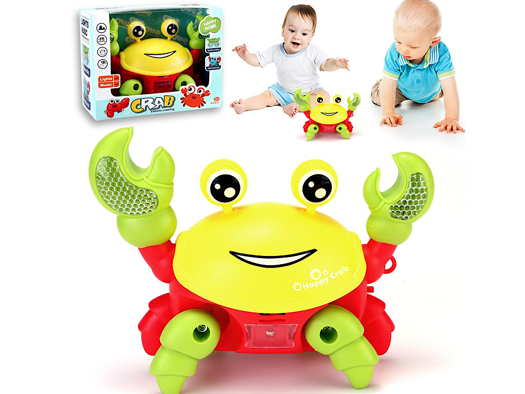 خرچنگ موزیکال و چراغدار راهرو اسباب بازی